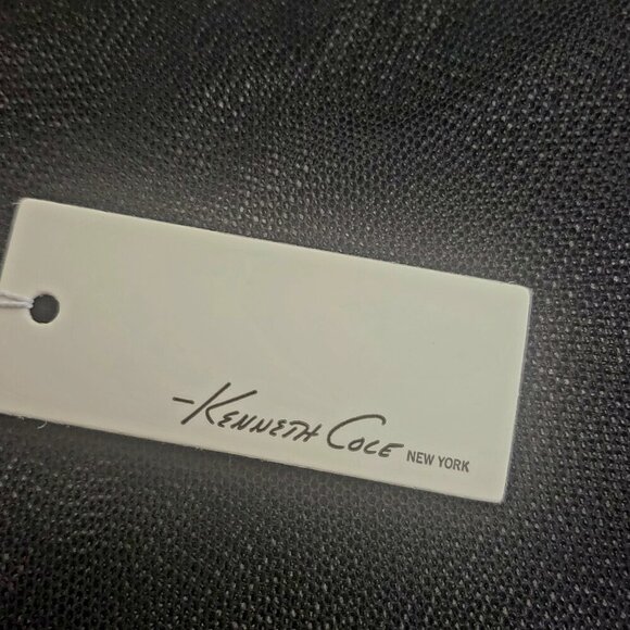 Kenneth Cole NY Back & Smokey Gray Fauceted Glass Triple Link Chain Necklace NWT - Picture 7 of 9